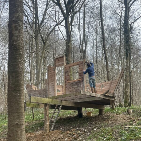 construction d’une nouvelle cabane