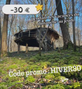 Lire la suite à propos de l’article 30€ offert – cabane dans un arbre
