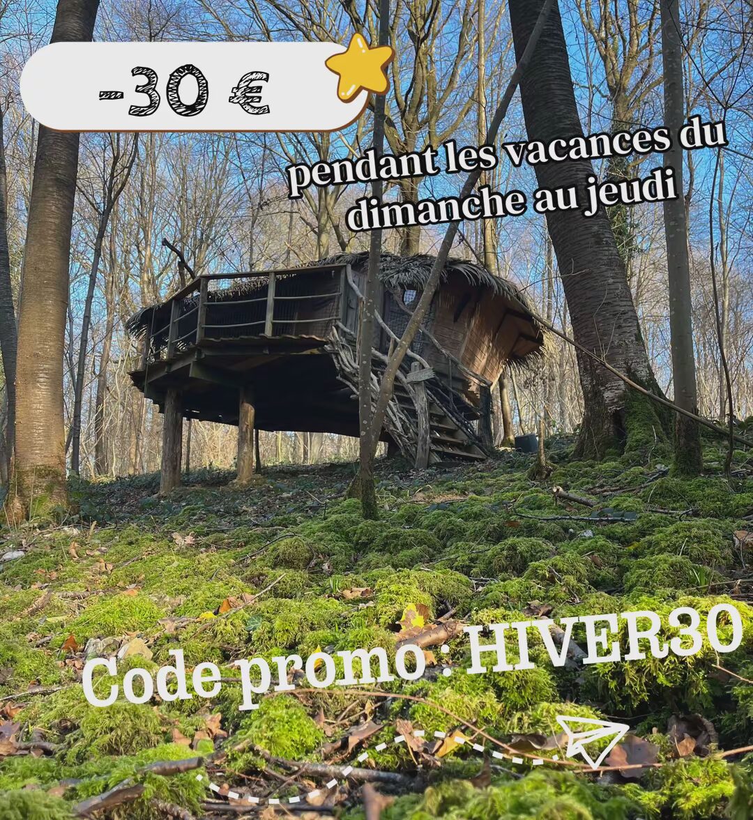 You are currently viewing 30€ offert – cabane dans un arbre